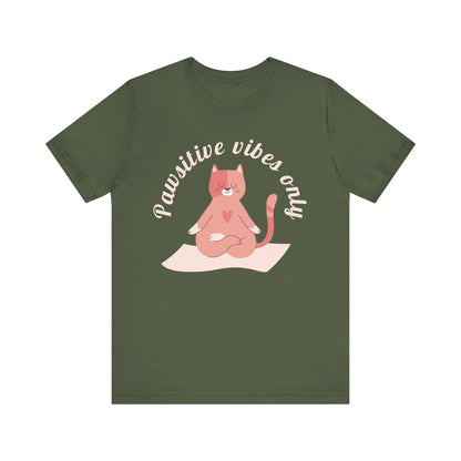 Pawsitive Cat Vibes T-Shirt